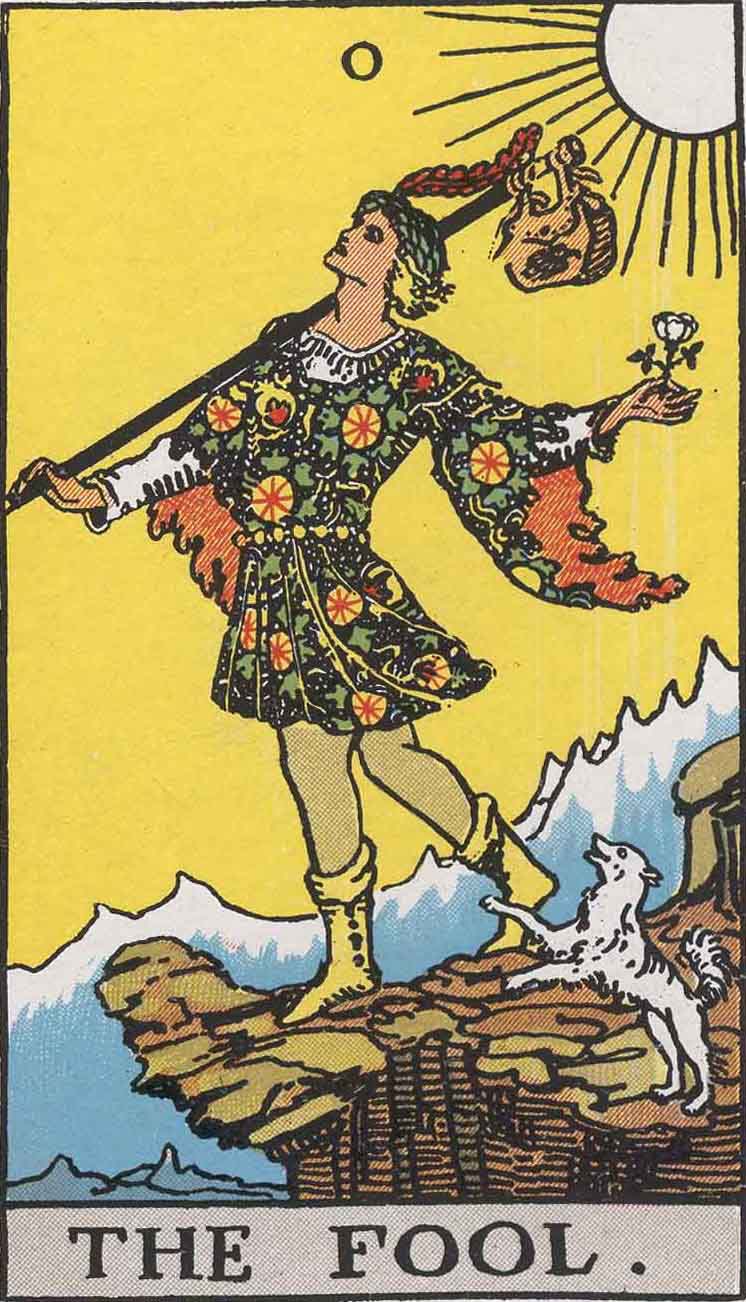 Tarot card 22 - The Fool